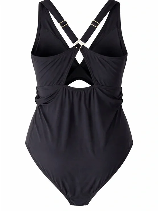 Lands' End One Piece Black Swimsuit NWOT Sz 2X - Picture 2 of 8